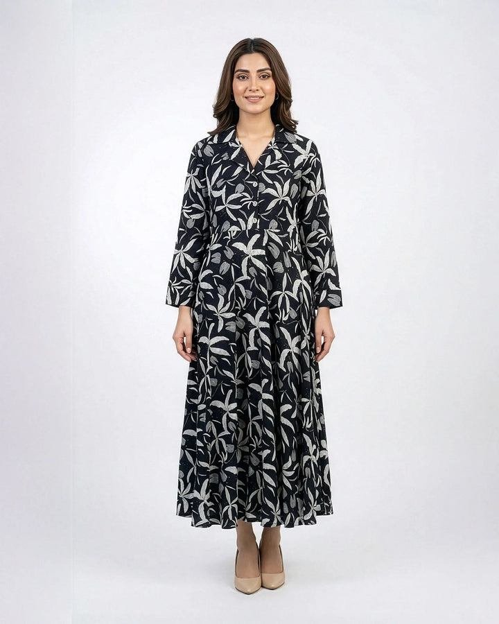 Lawn Maxi | 17418 Sha Posh Textile