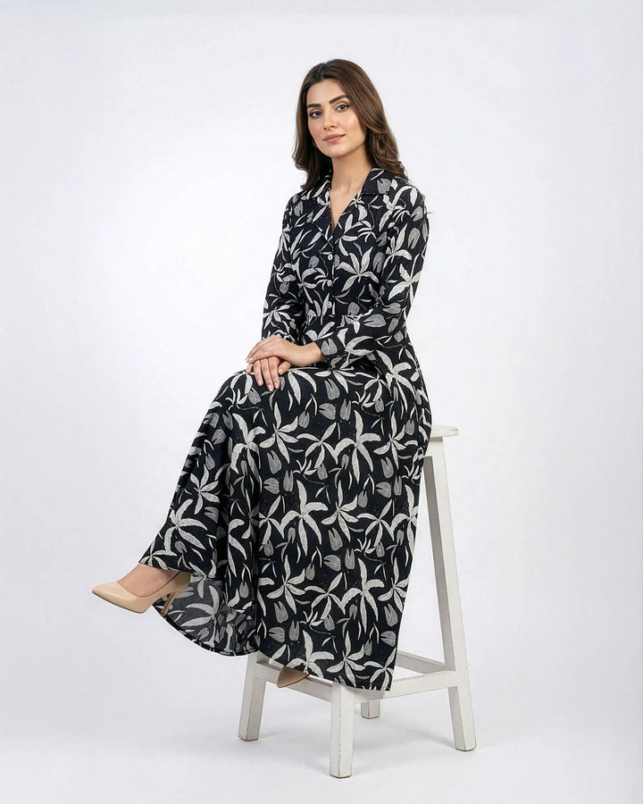 Lawn Maxi | 17418 Sha Posh Textile