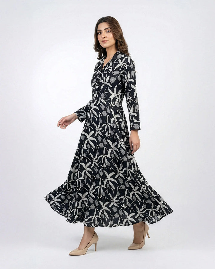 Lawn Maxi | 17418 Sha Posh Textile