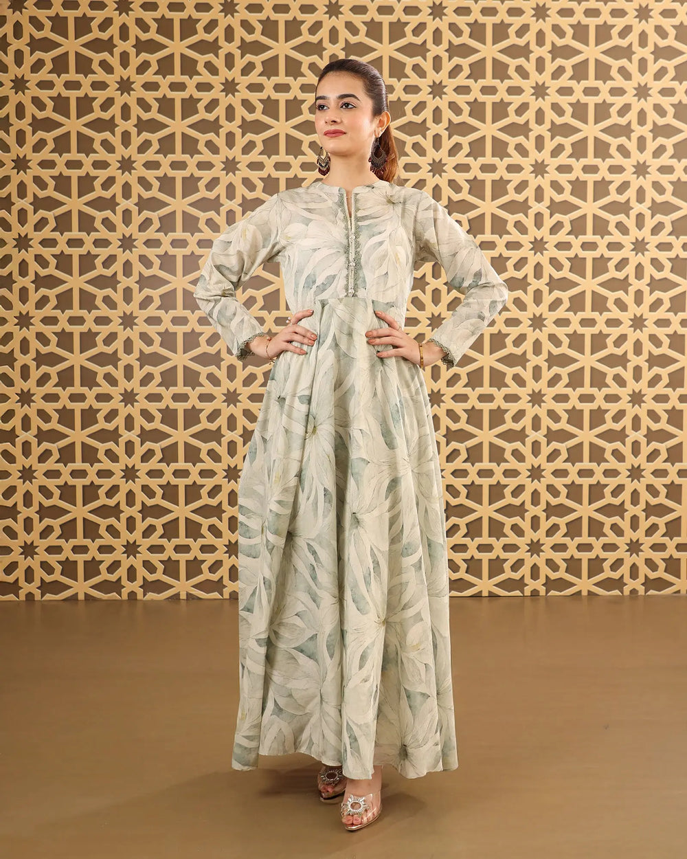 Lawn Maxi | 17455 Sha Posh Textile
