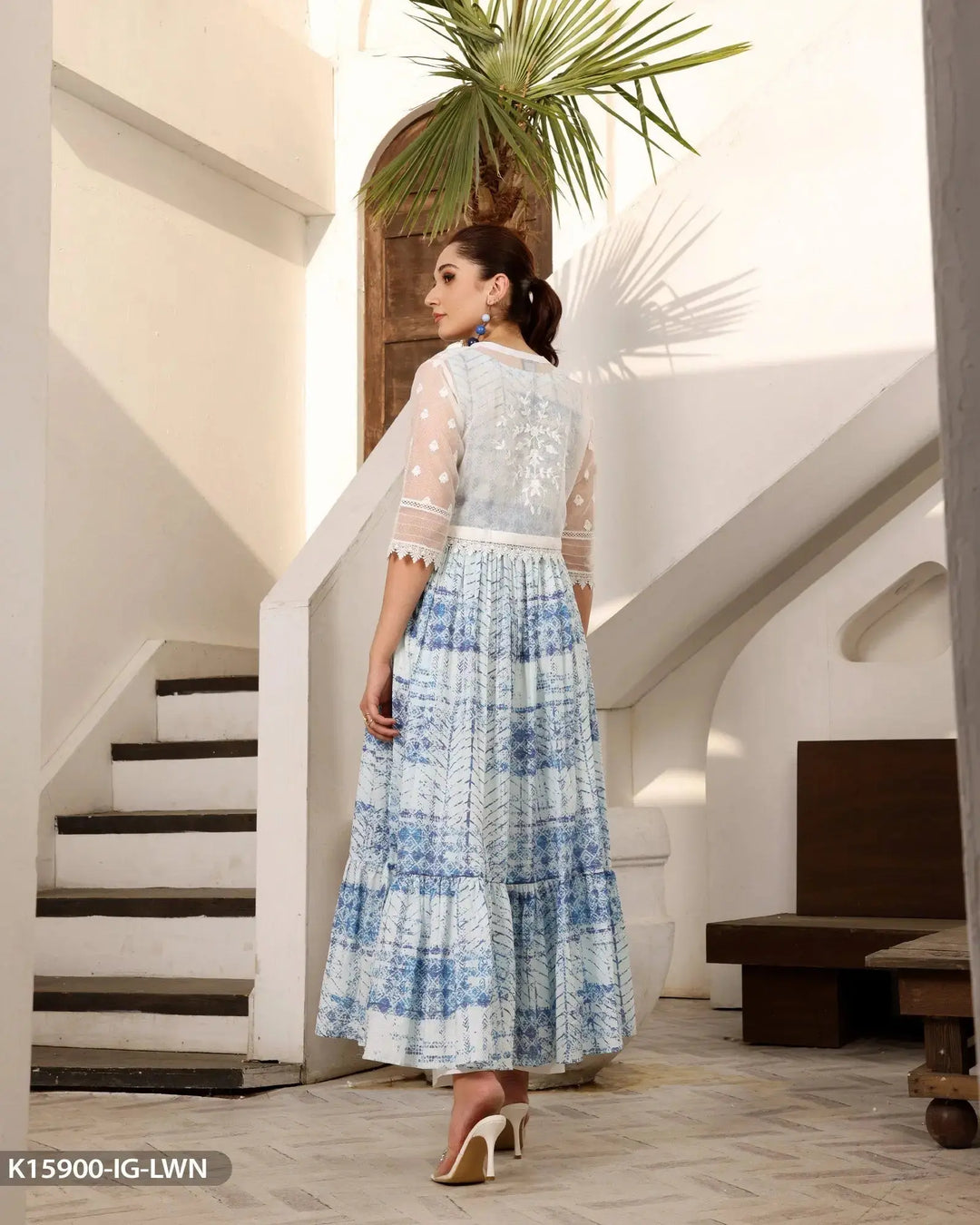 Lawn Printed Shirt | 15900-IG-LWN Sha Posh Textile