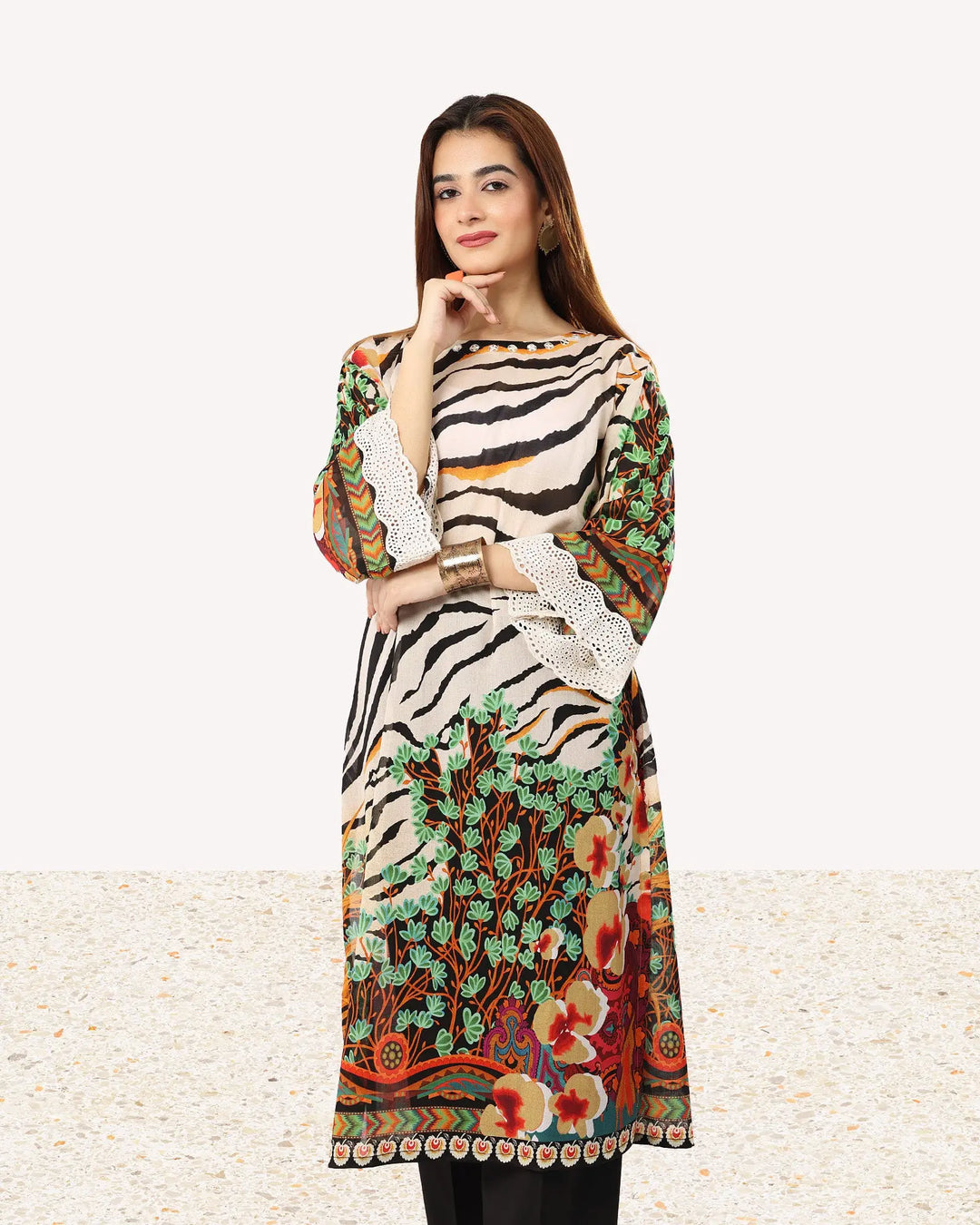 Lawn Shirt | 17212 Sha Posh Textile