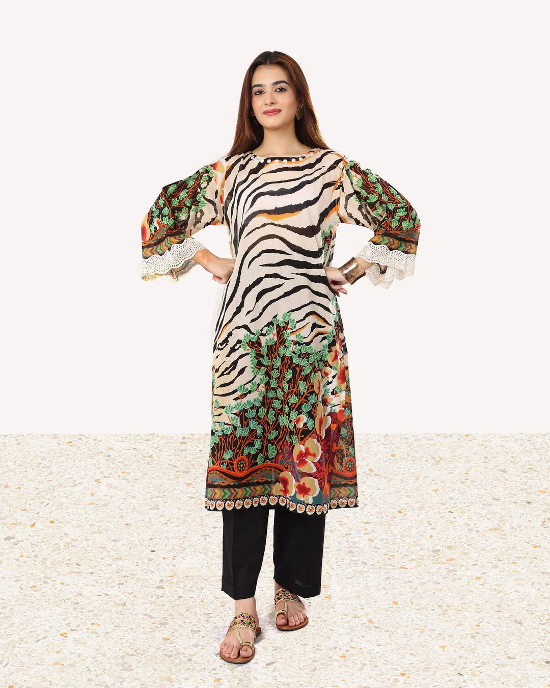 Lawn Shirt | 17212 Sha Posh Textile