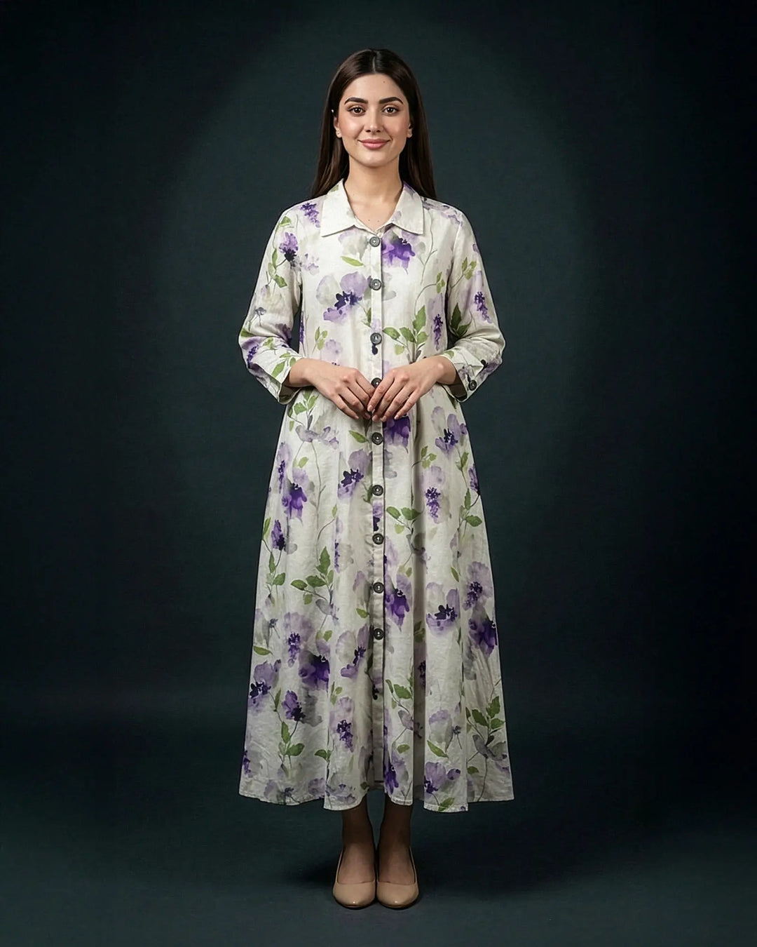 Lawn Shirt | 17456 Sha Posh Textile