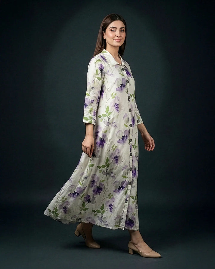 Lawn Shirt | 17456 Sha Posh Textile