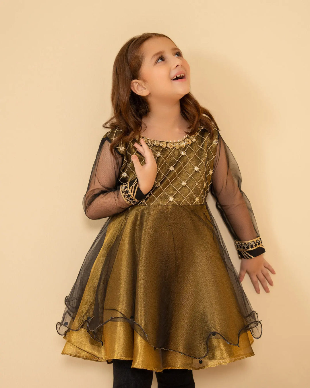Masoori Net Frock | 9681 Sha Posh Textile