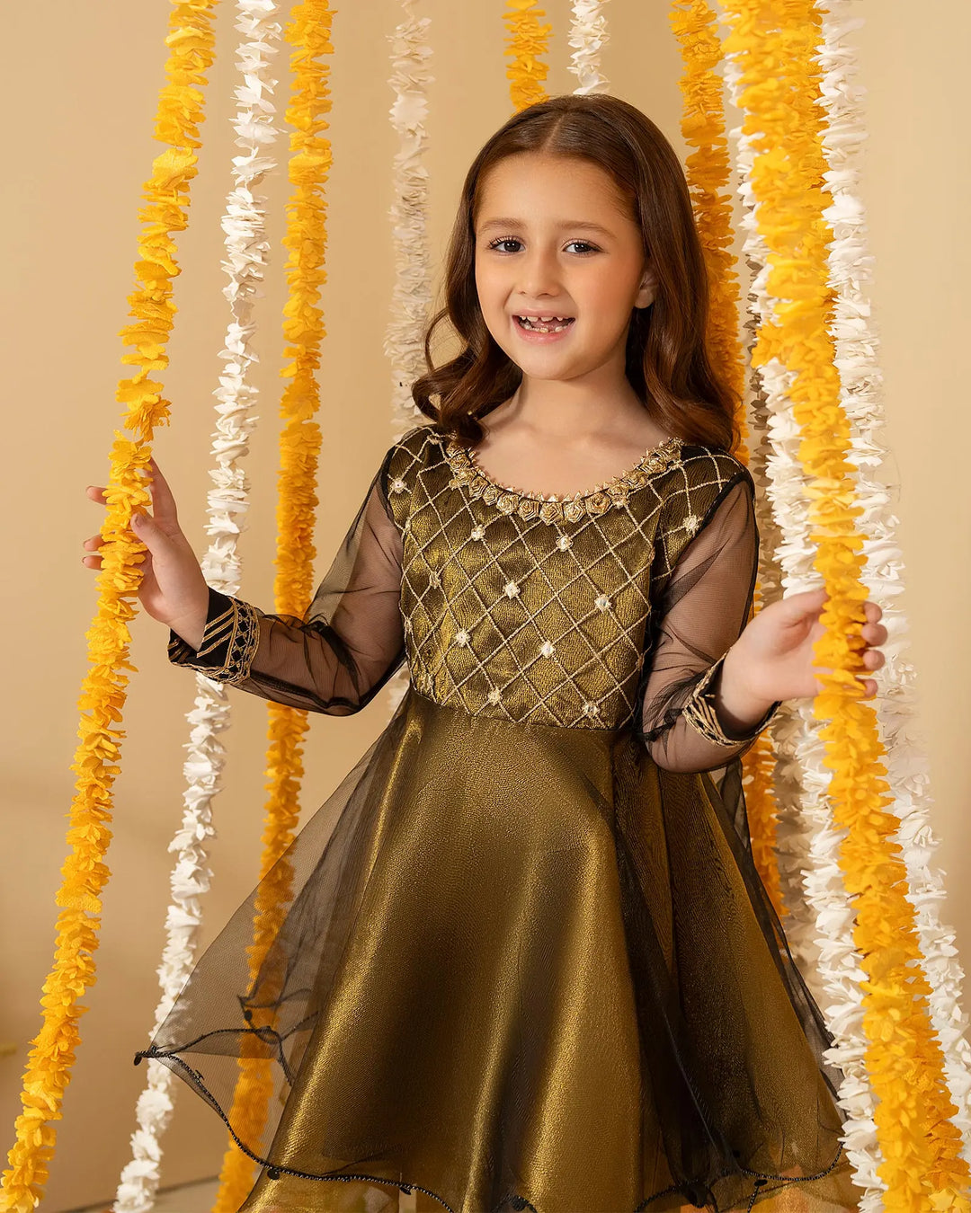 Masoori Net Frock | 9681 Sha Posh Textile