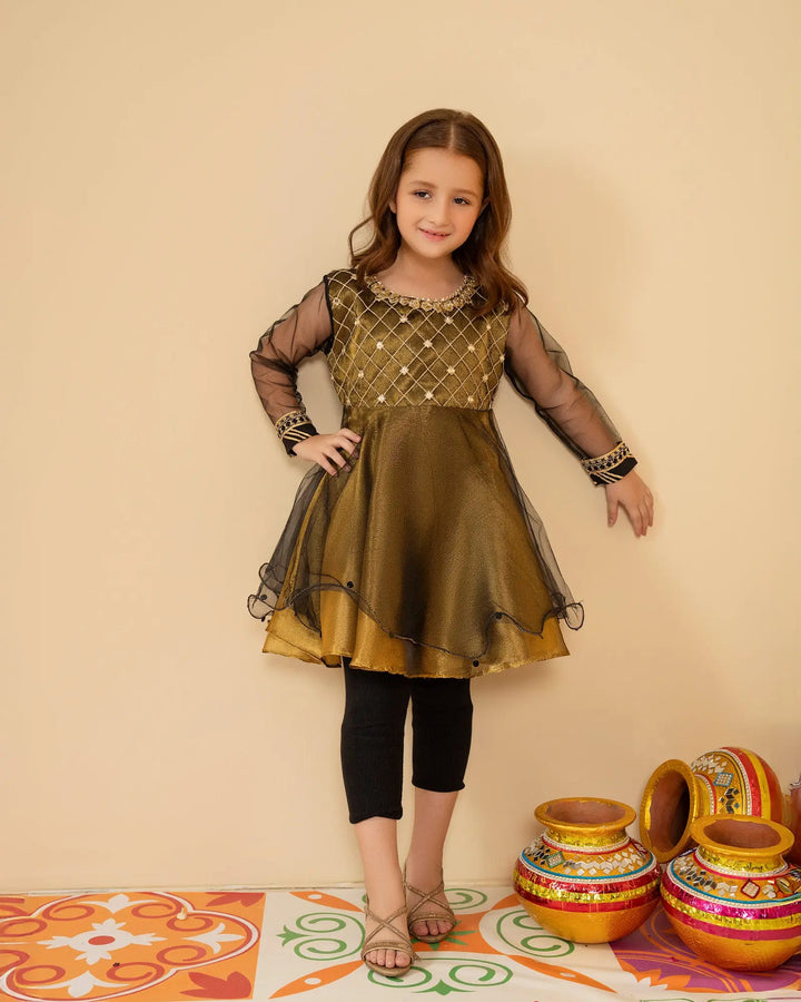 Masoori Net Frock | 9681 Sha Posh Textile