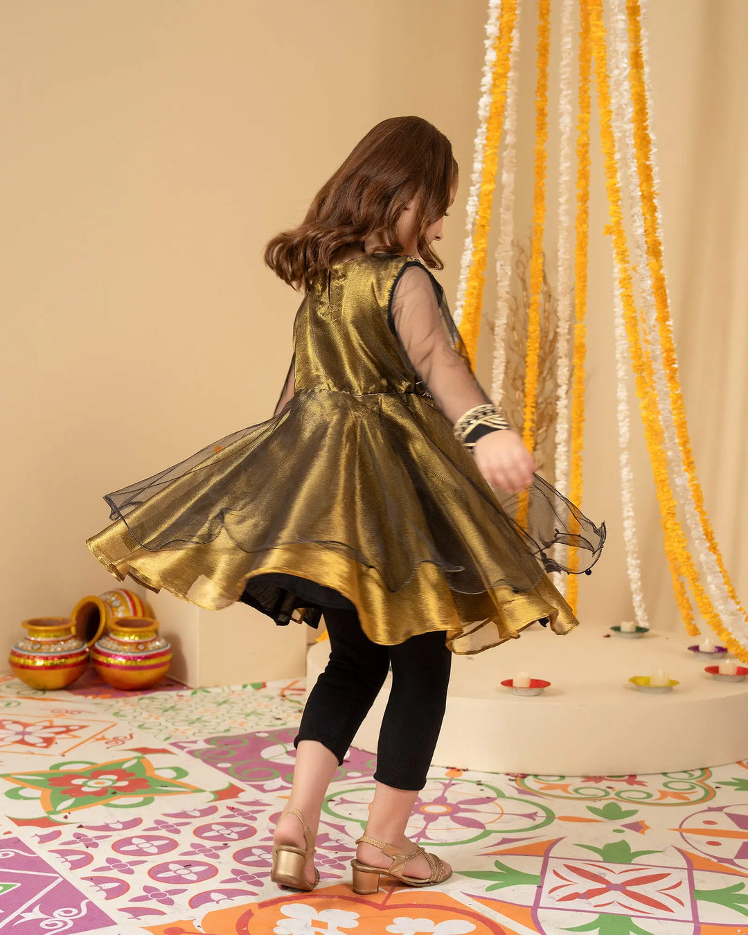 Masoori Net Frock | 9681 Sha Posh Textile