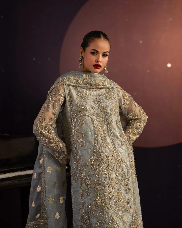 3-Piece Ready-to-Wear Net Suit | 1123-ST-NT Sha Posh Textile