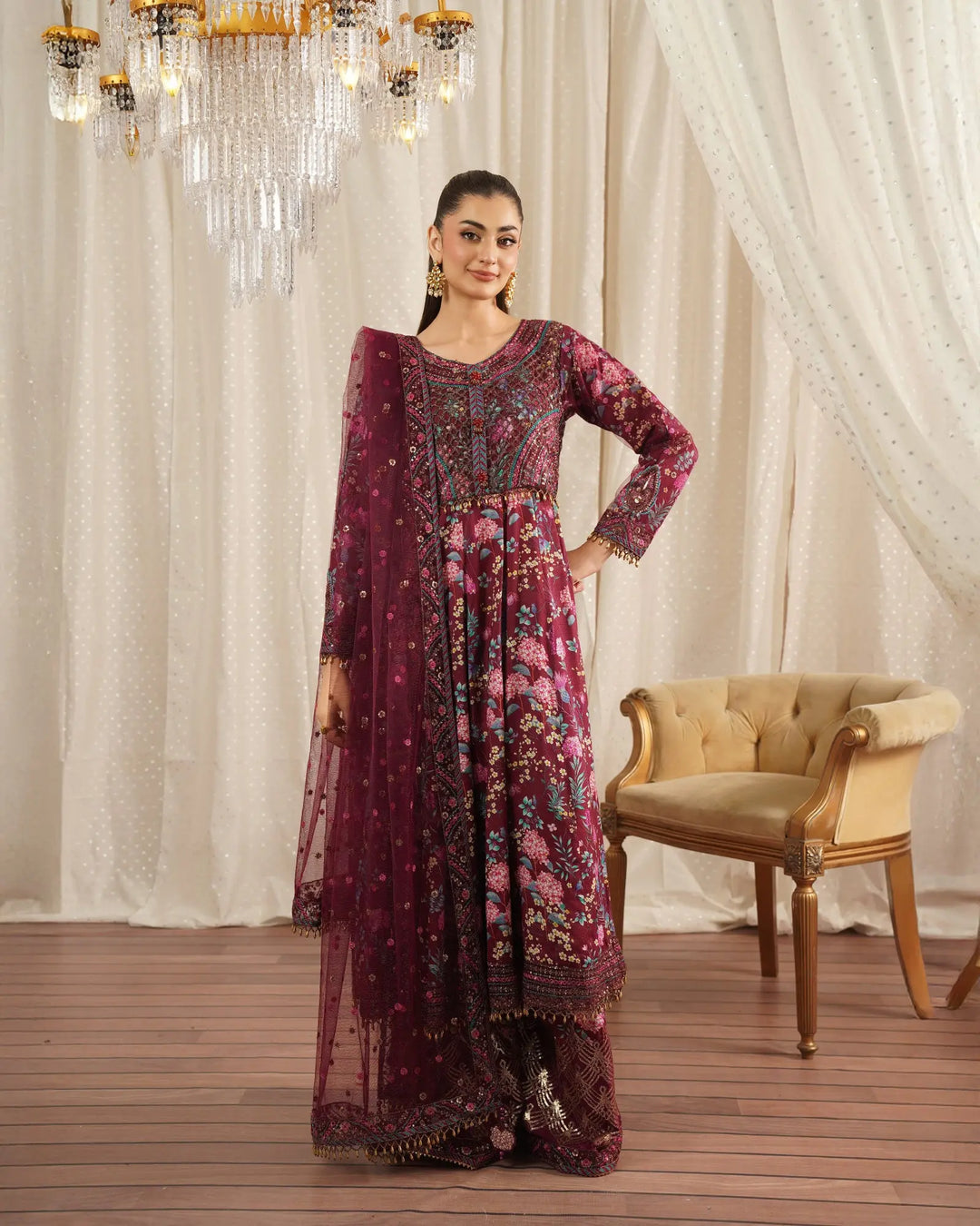Net Frock | 1189 Sha Posh Textile