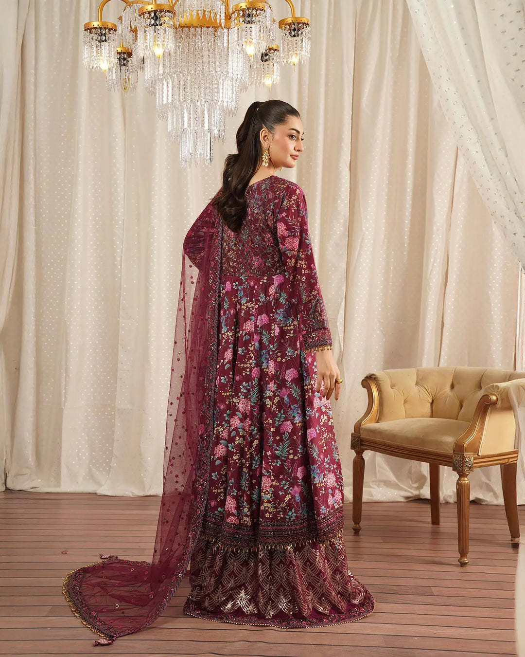 Net Frock | 1189 Sha Posh Textile