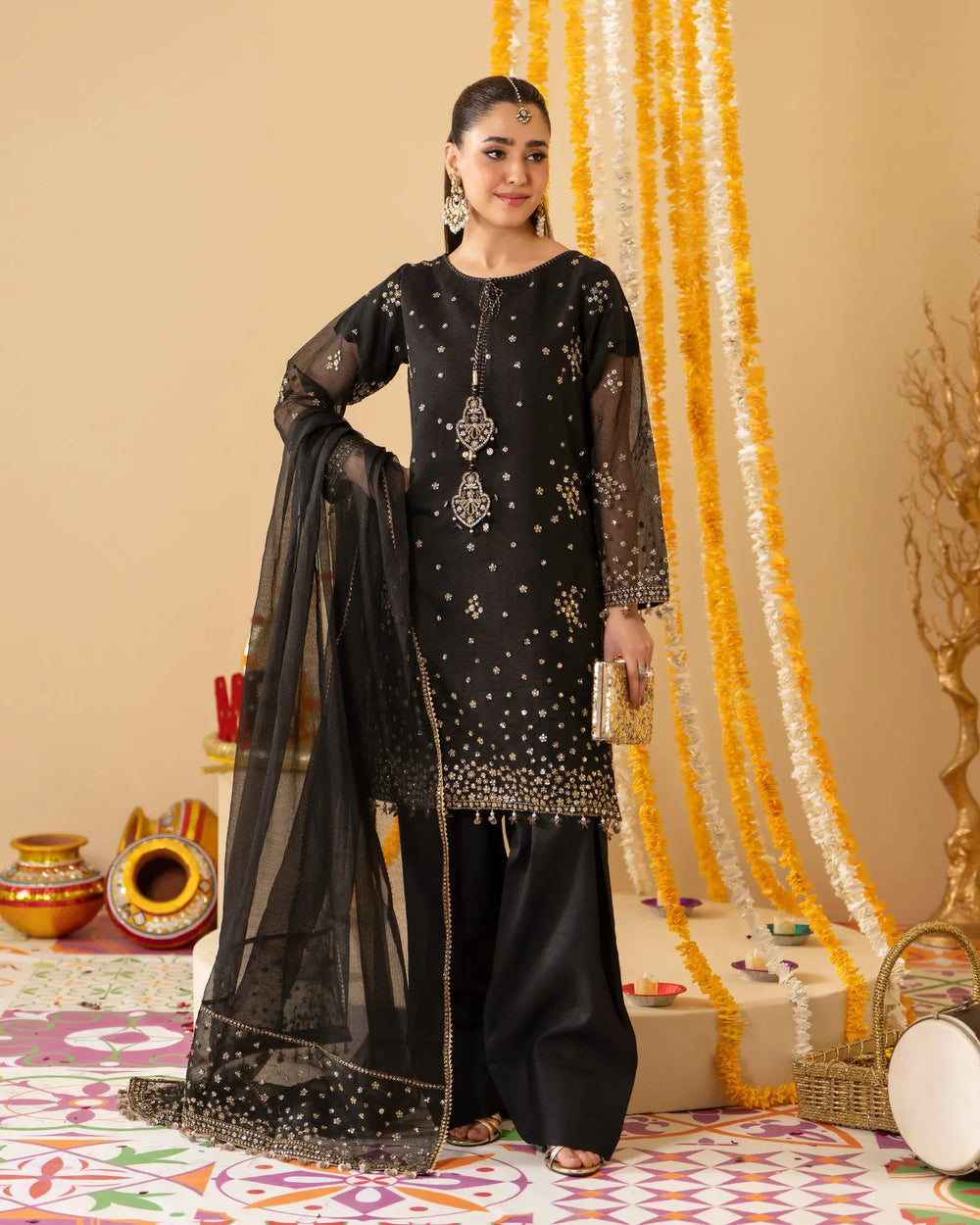 Organza 3PC | 4111 Sha Posh Textile