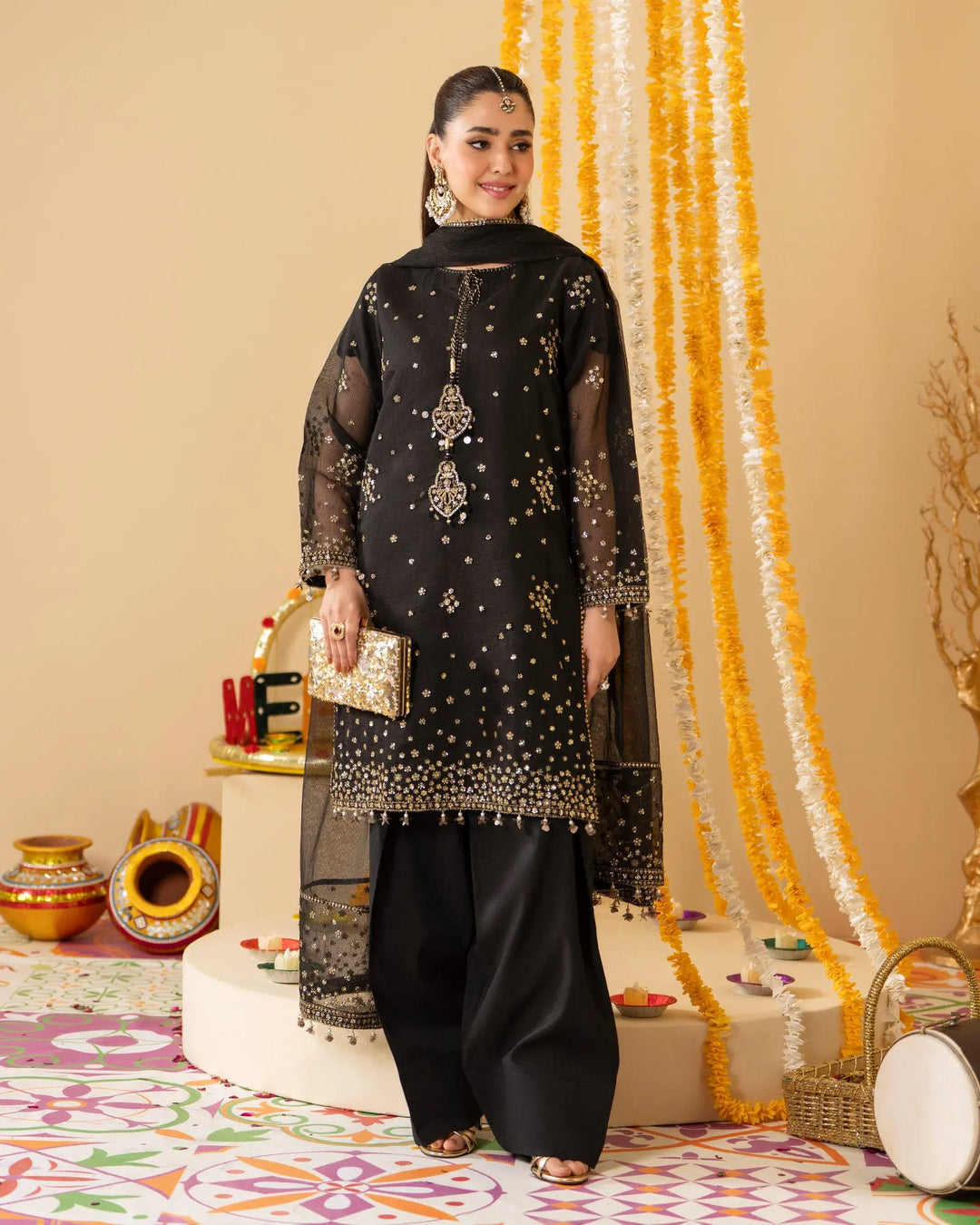 Organza 3PC | 4111 Sha Posh Textile