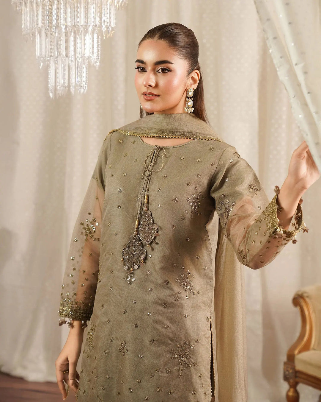 Organza 3PC | 4111 Sha Posh Textile