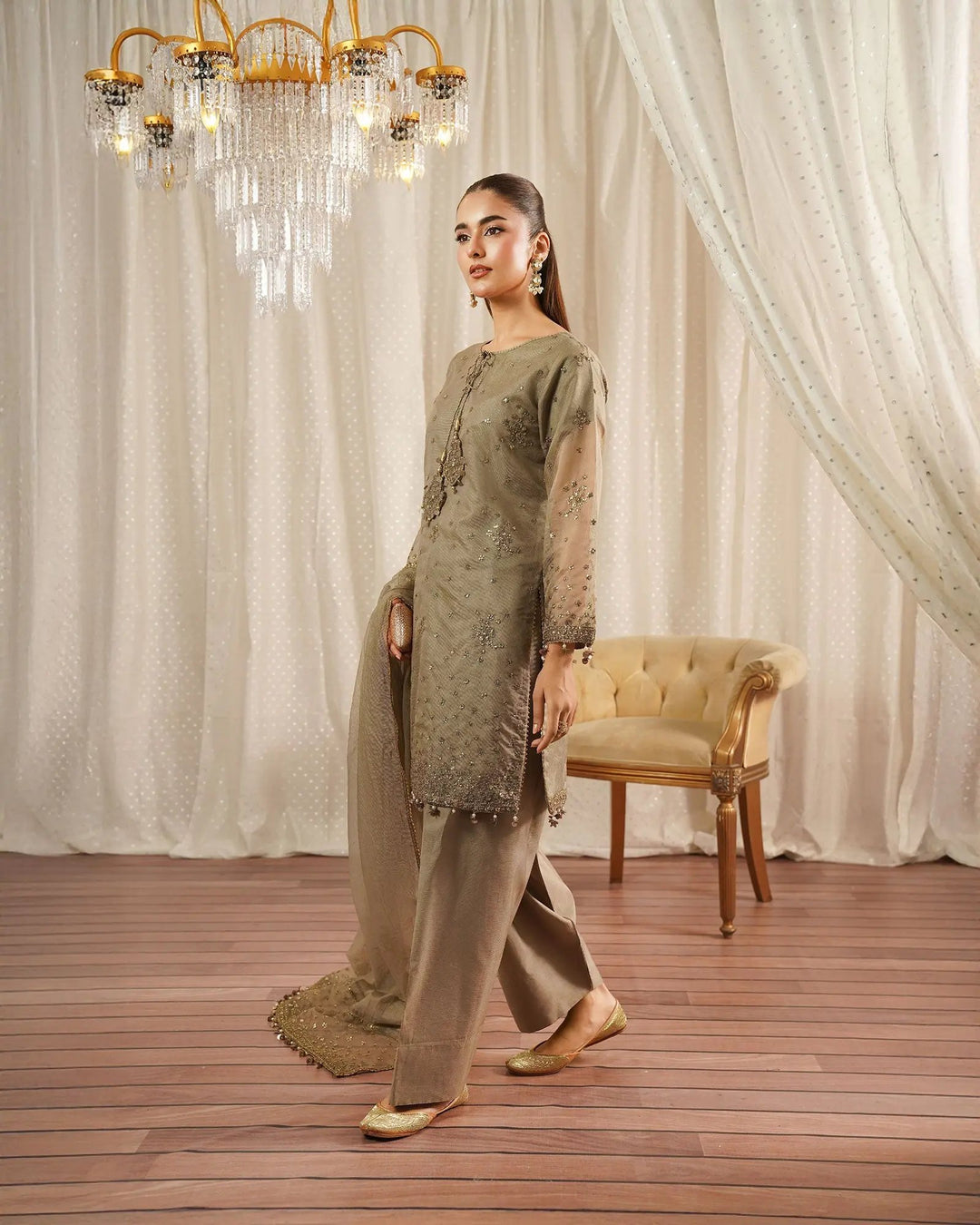 Organza 3PC | 4111 Sha Posh Textile