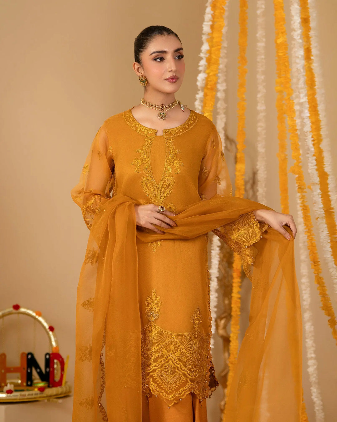 Organza 3PC | 9749 Sha Posh Textile