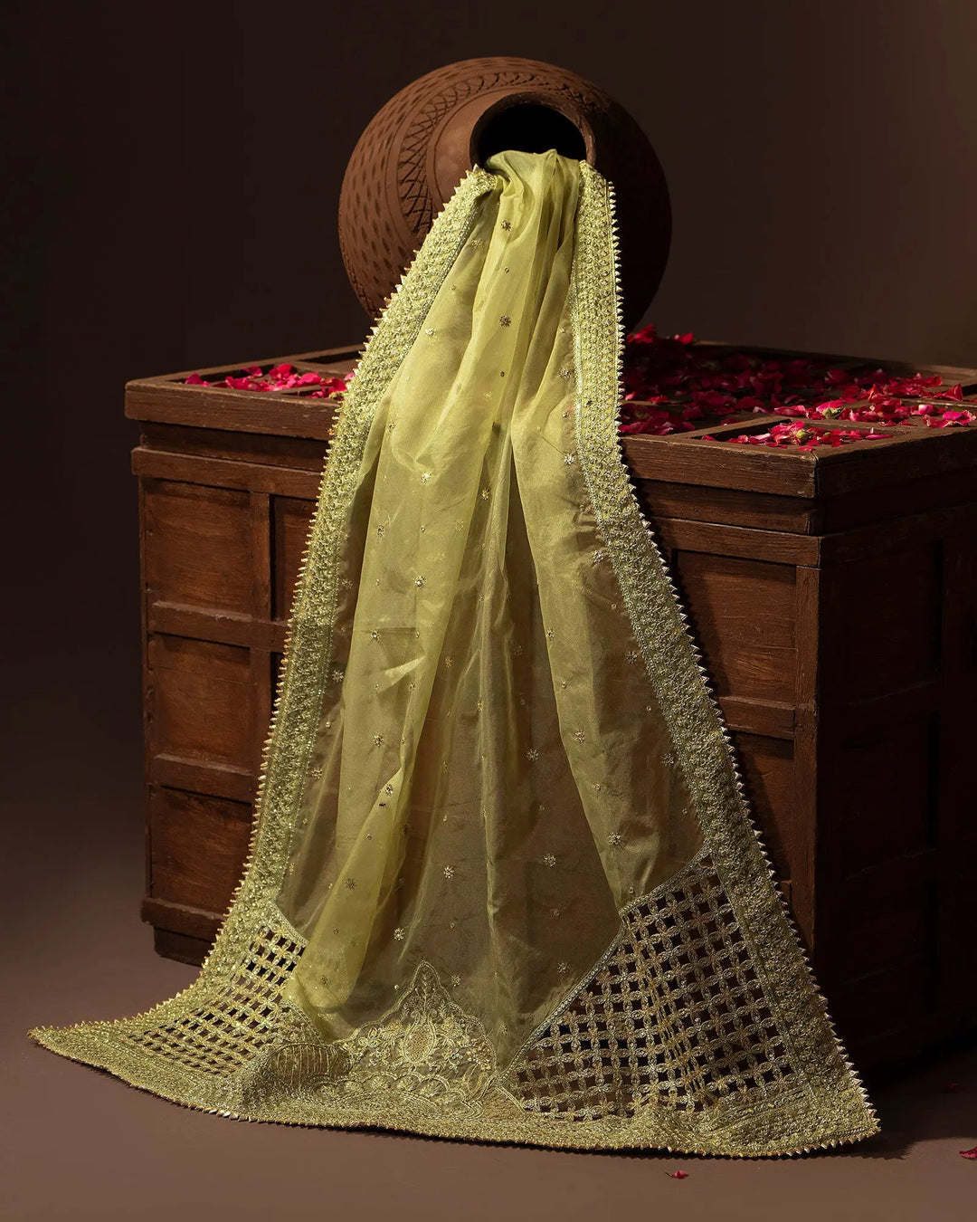 Organza Dupatta | 445 Sha Posh Textile