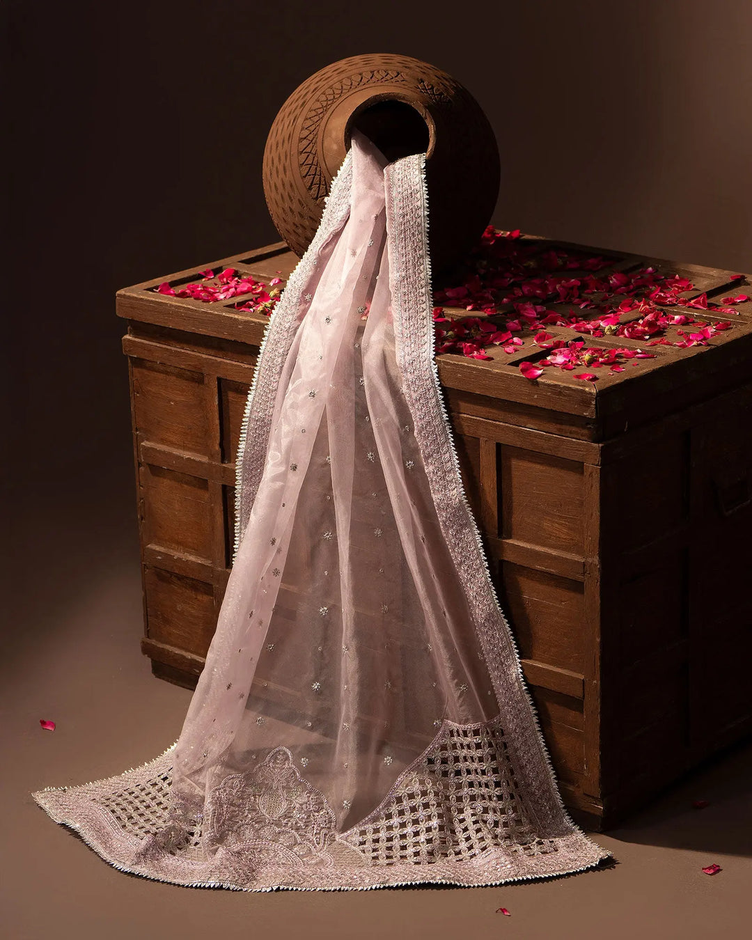 Organza Dupatta | 445 Sha Posh Textile