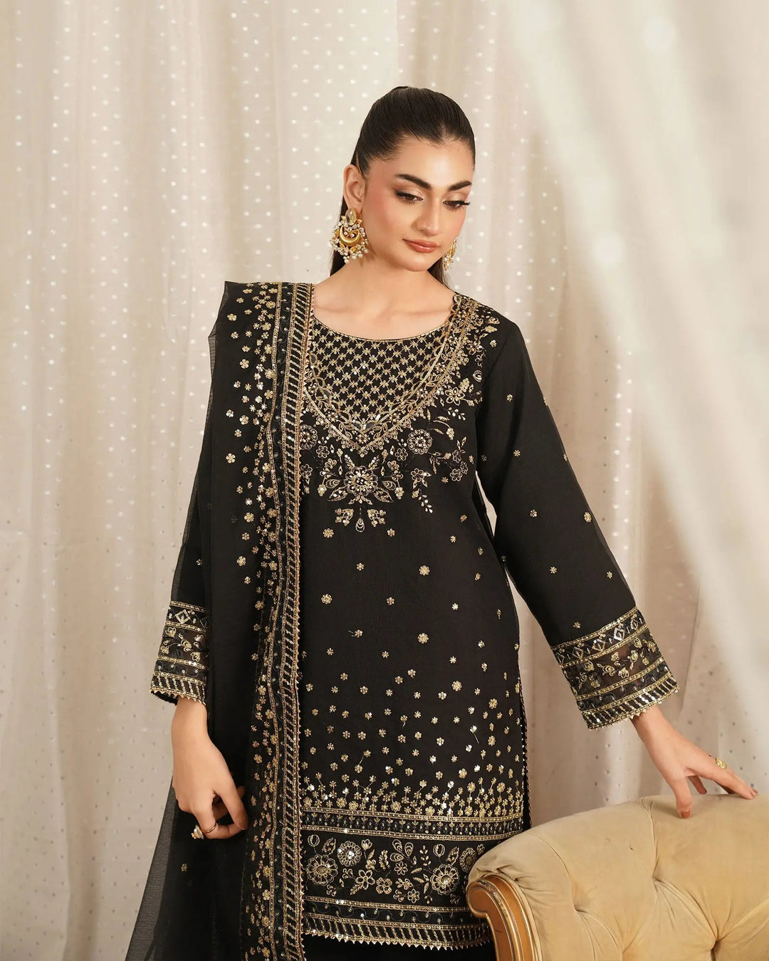 Organza Net 3PC | 4122 Sha Posh Textile