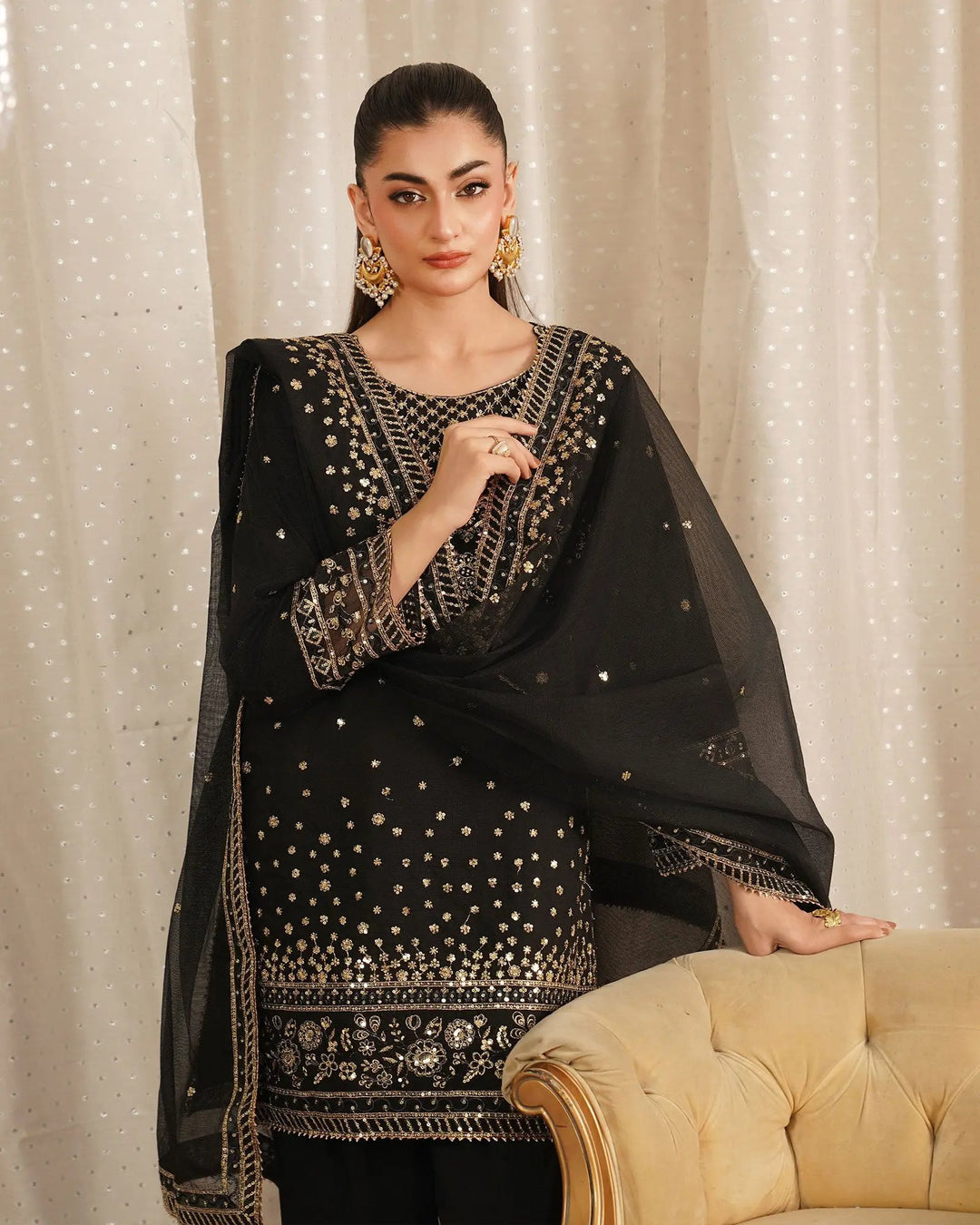 Organza Net 3PC | 4122 Sha Posh Textile