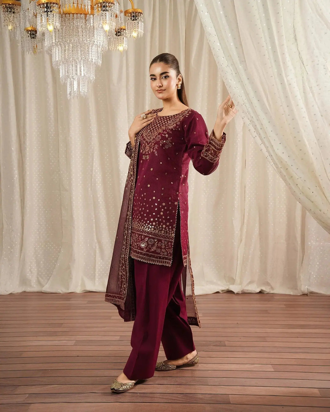 Organza Net 3PC | 4122 Sha Posh Textile