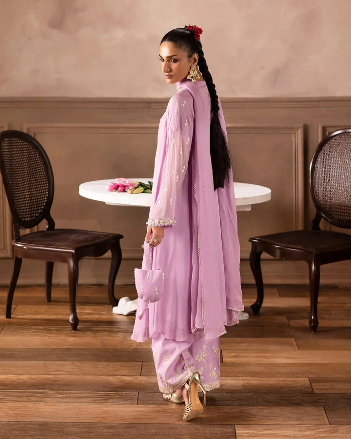 Pista Embroidered Chiffon 3 Piece Suit For Women Sha Posh Textile