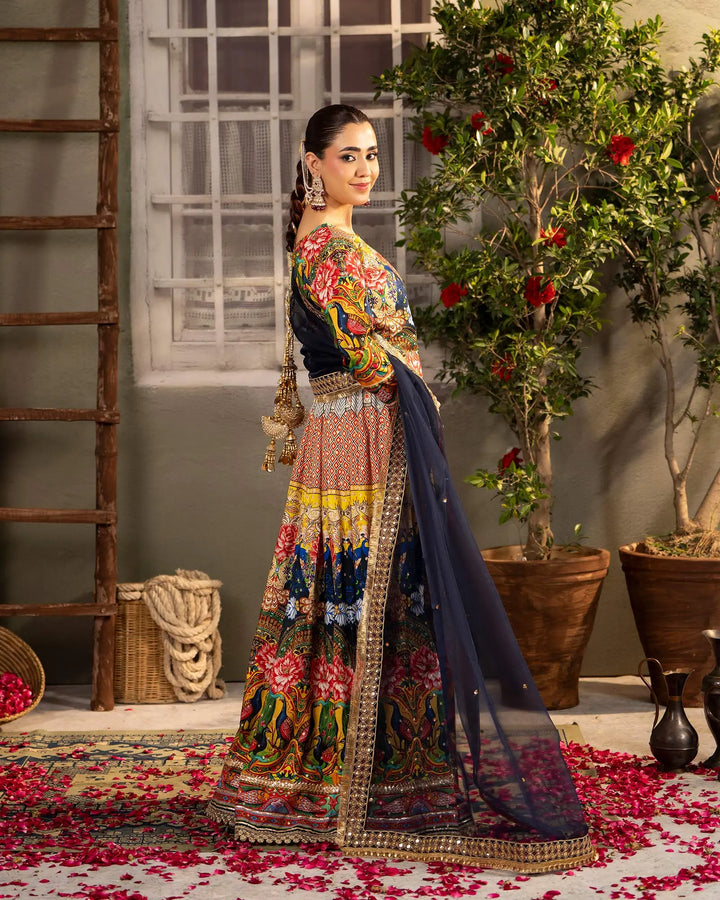 Plain Chambray Katan 3PC | 9742 Sha Posh Textile