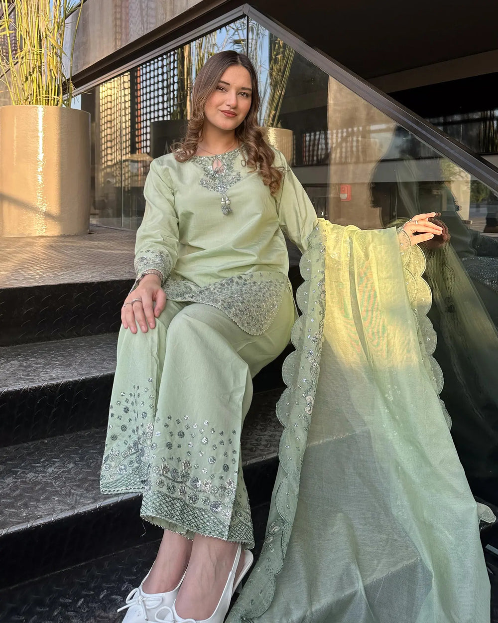 Plain Paper Katan 3PC | 1340 Sha Posh Textile