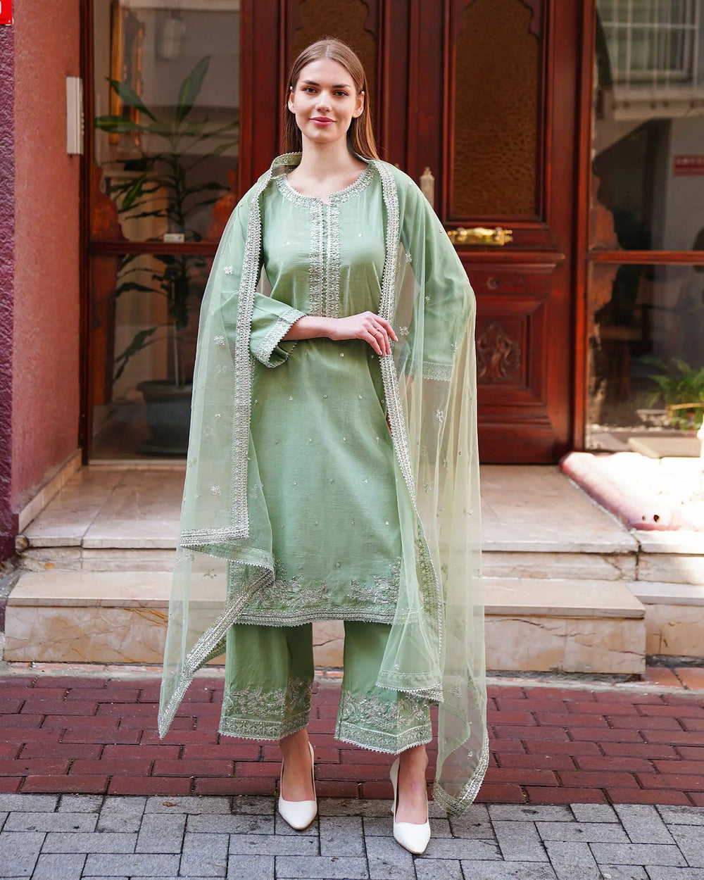 Plain Paper Katan 3PC | 2315 Sha Posh Textile