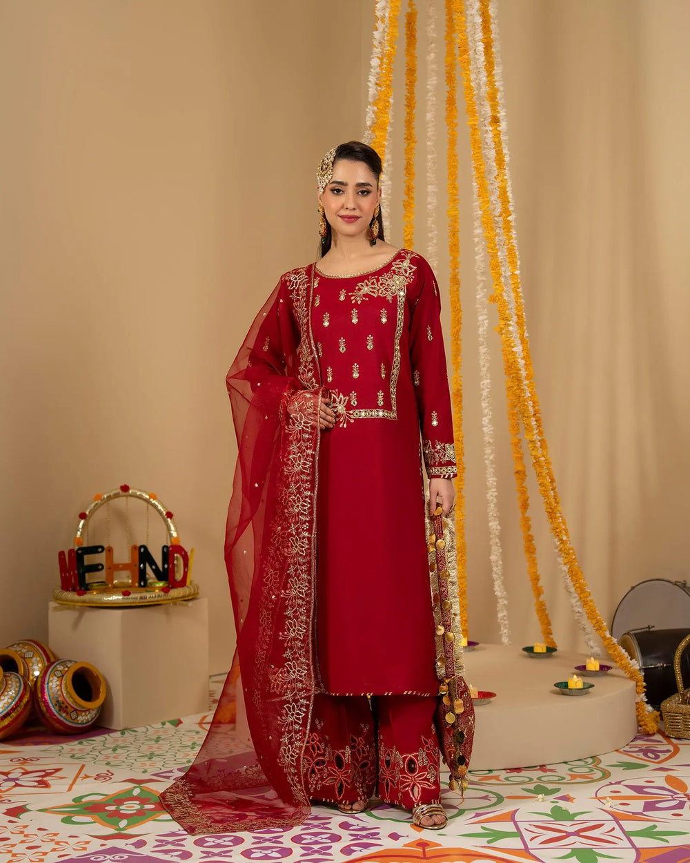 Plain Paper Katan 3PC | 435 Sha Posh Textile
