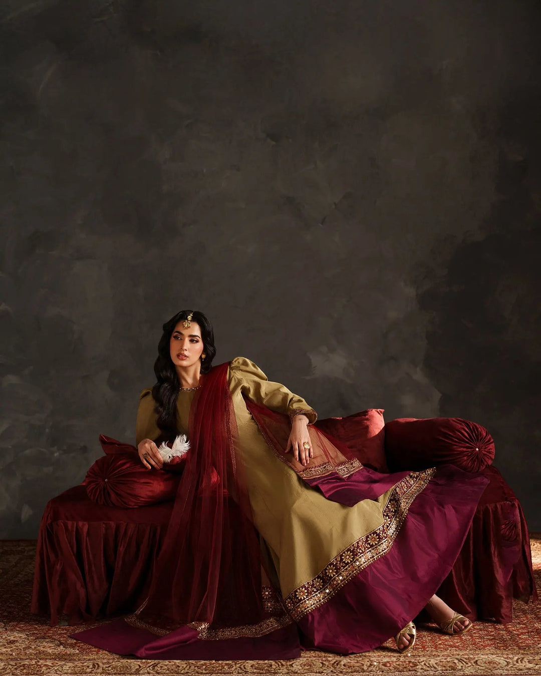 Plain Paper Katan Maxi | 1182 Sha Posh Textile