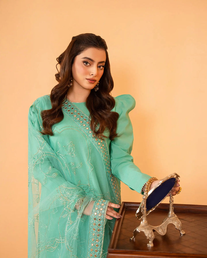 3 Piece Plain Paper Katan Suit Stitched | 1142-ST-P.P.KTN - Sha Posh Textile