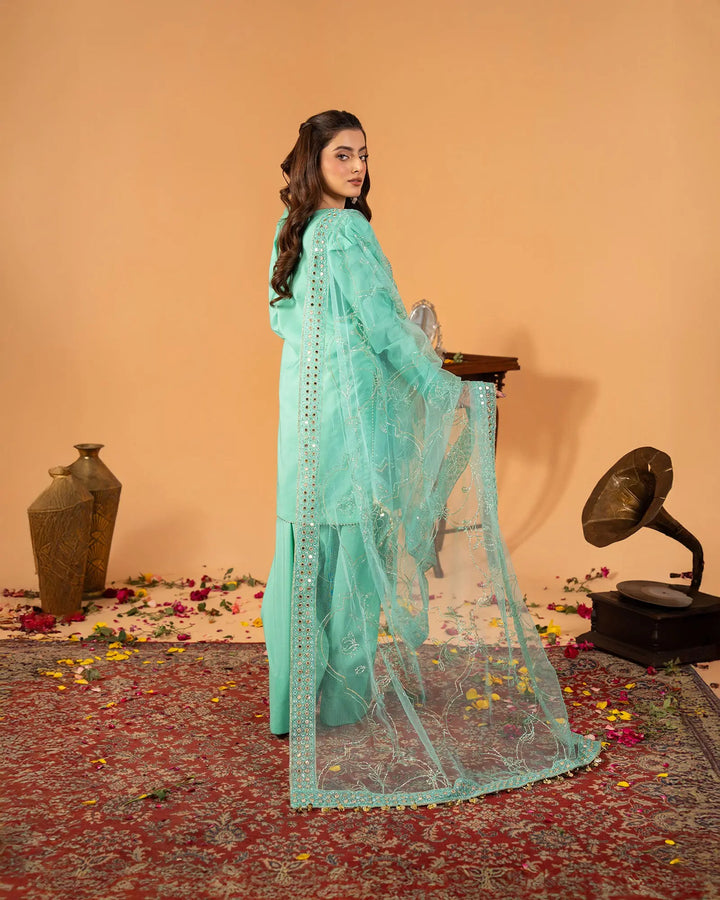 3 Piece Plain Paper Katan Suit Stitched | 1142-ST-P.P.KTN - Sha Posh Textile