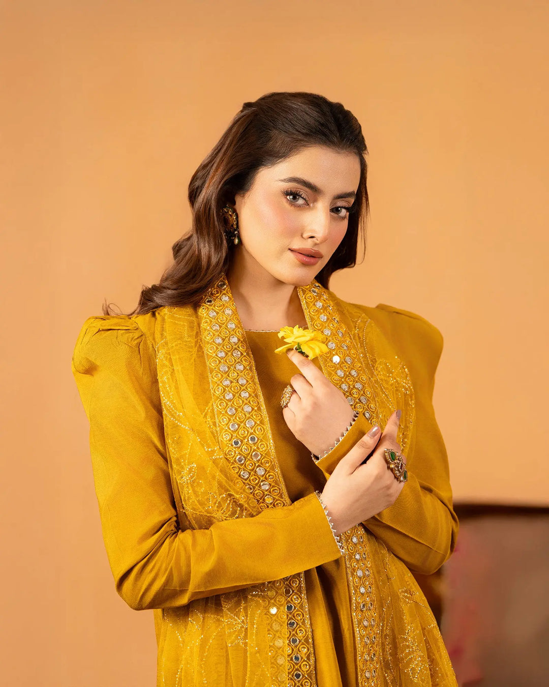 3 Piece Plain Paper Katan Suit Stitched | 1142-ST-P.P.KTN - Sha Posh Textile