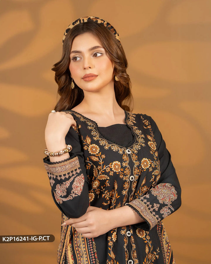 Popline Cotton Printed Suit | 16241-IG-P.CT - Sha Posh Textile