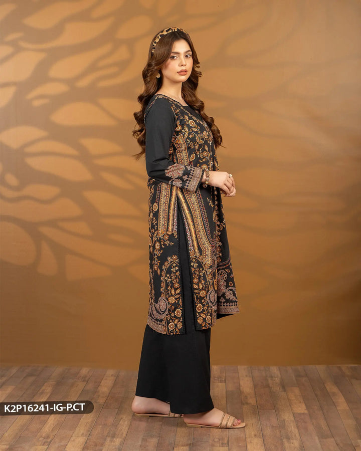 Popline Cotton Printed Suit | 16241-IG-P.CT - Sha Posh Textile