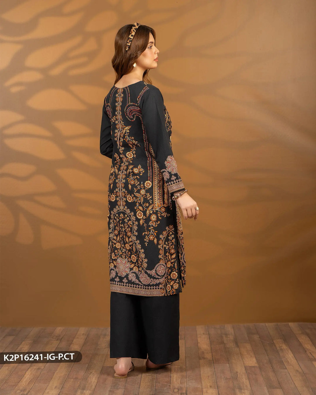 Popline Cotton Printed Suit | 16241-IG-P.CT - Sha Posh Textile
