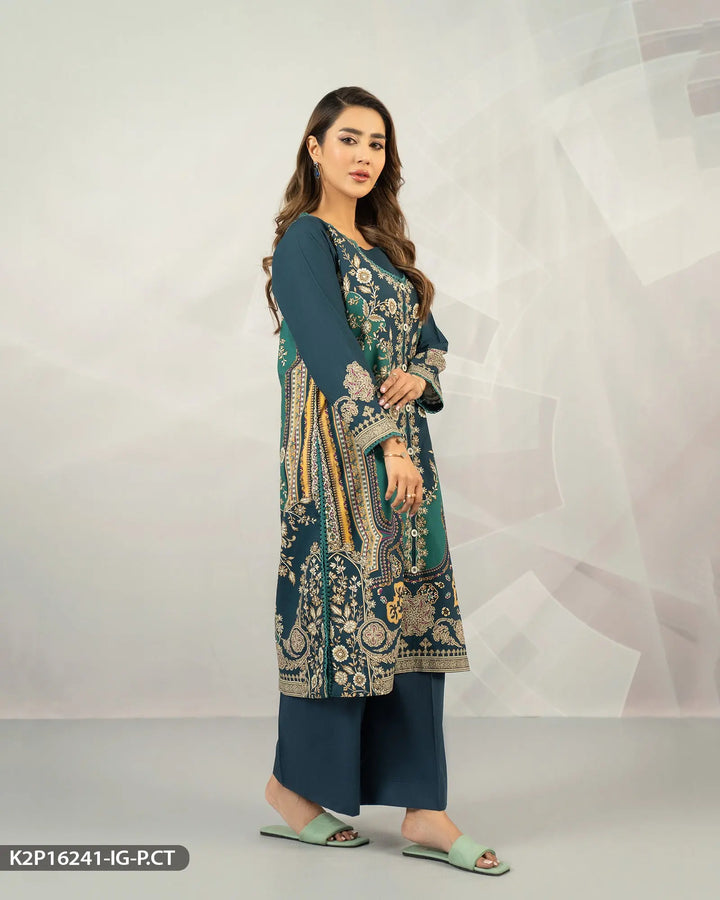 Popline Cotton Printed Suit | 16241-IG-P.CT - Sha Posh Textile