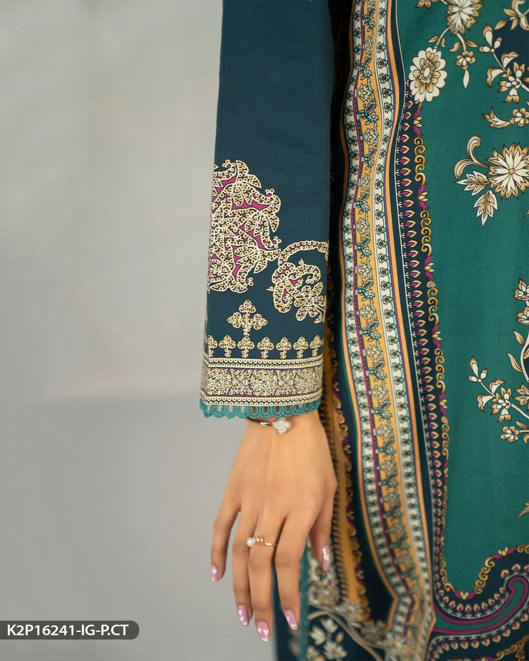 Popline Cotton Printed Suit | 16241-IG-P.CT - Sha Posh Textile