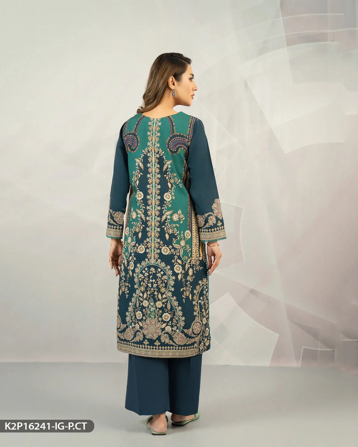 Popline Cotton Printed Suit | 16241-IG-P.CT - Sha Posh Textile