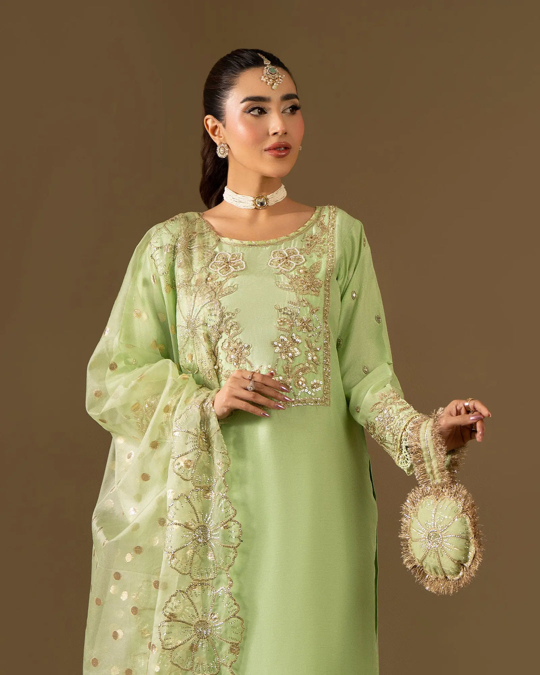 Pure Raw Silk 3PC | 428 Sha Posh Textile