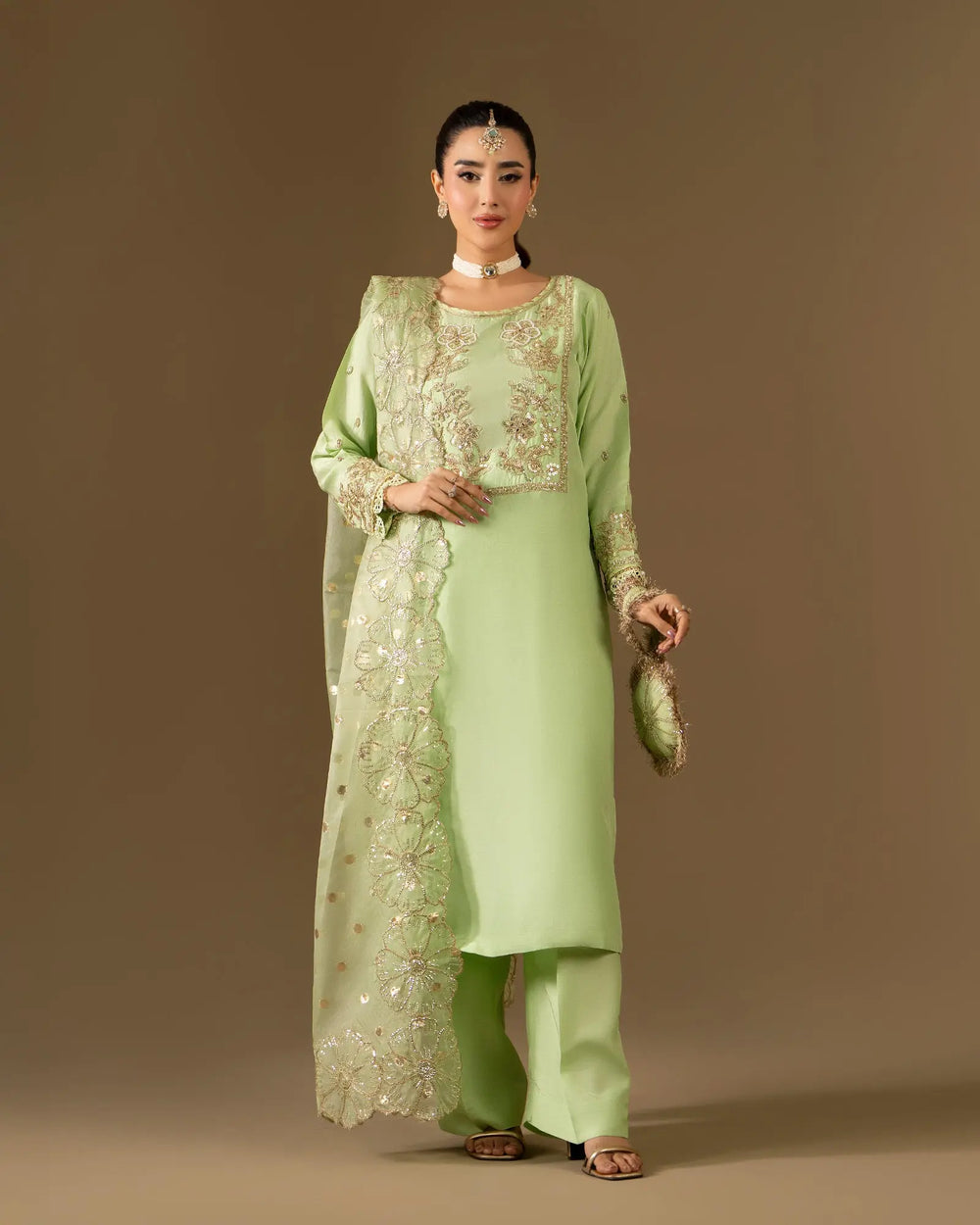 Pure Raw Silk 3PC | 428 Sha Posh Textile