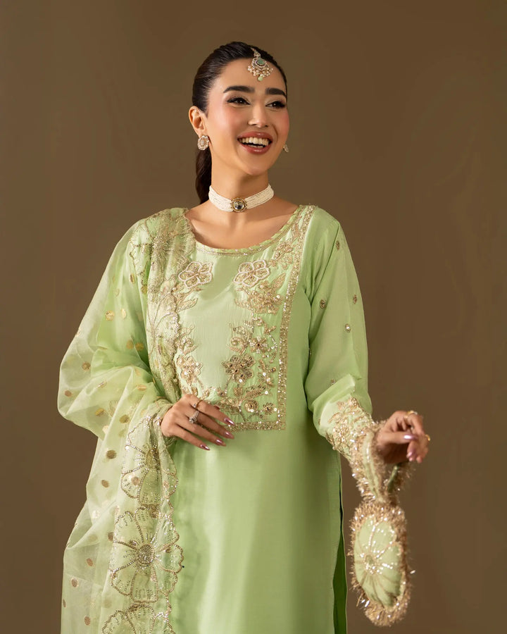 Pure Raw Silk 3PC | 428 Sha Posh Textile