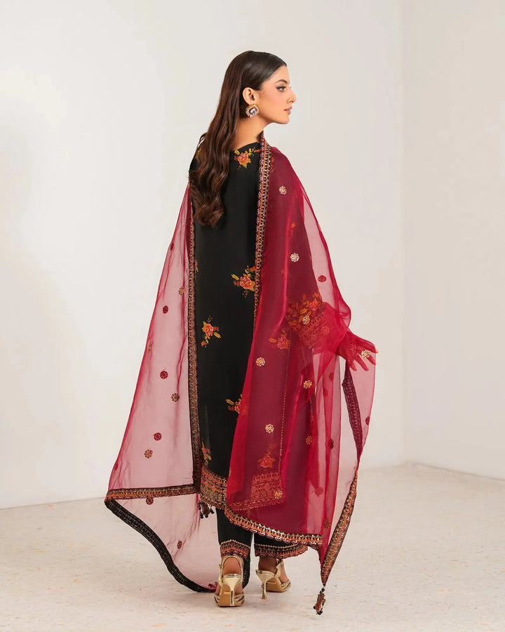 3-Piece Ready-to-Wear Raw Silk Suit | 4093-SJ-RWS Sha Posh Textile