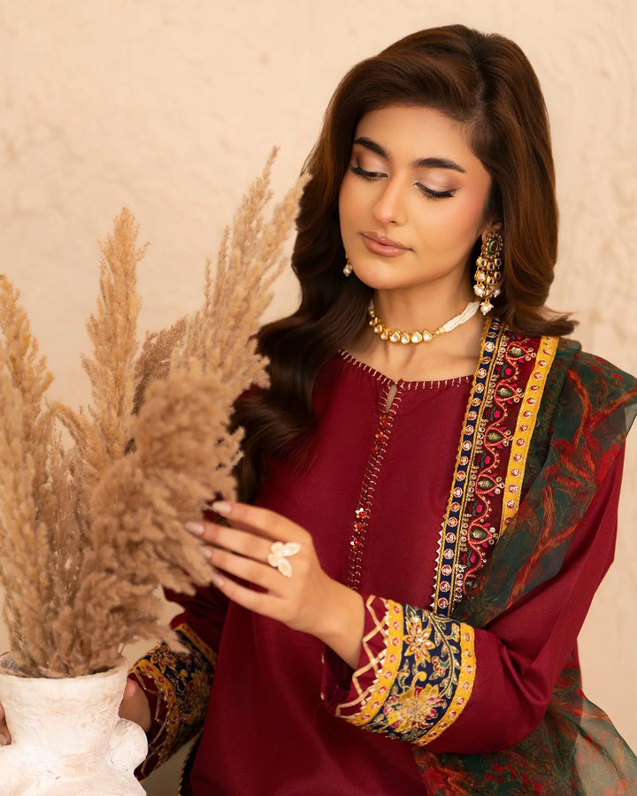 Raw Silk 3PC | 1335 Sha Posh Textile