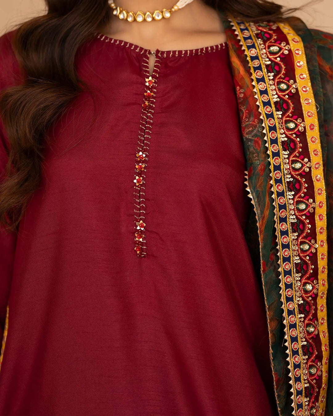 Raw Silk 3PC | 1335 Sha Posh Textile