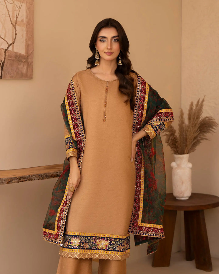 Raw Silk 3PC | 1335 Sha Posh Textile