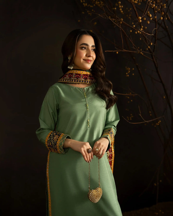 Raw Silk 3PC | 1335 Sha Posh Textile