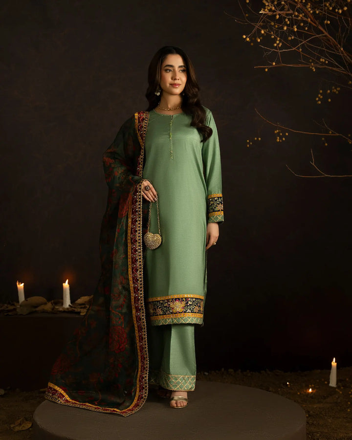 Raw Silk 3PC | 1335 Sha Posh Textile
